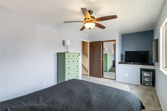 10550 Routt St, Westminster, CO 80021 - carpeted bedroom featuring a ceiling fan