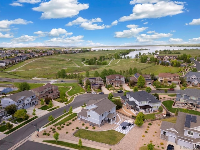 6692 S Robertsdale Way, Aurora, CO 80016 - aerial view of residential area with a nearby body of water