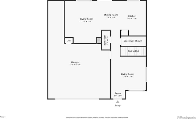 19463 E Hollow Creek Dr, Parker, CO 80134 - view of property floor plan