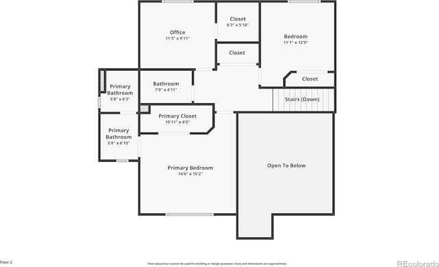 19463 E Hollow Creek Dr, Parker, CO 80134 - view of floor plan / room layout