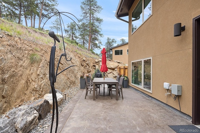 766 Dreamcatcher Ln, Evergreen, CO 80439 - view of patio with outdoor dining area