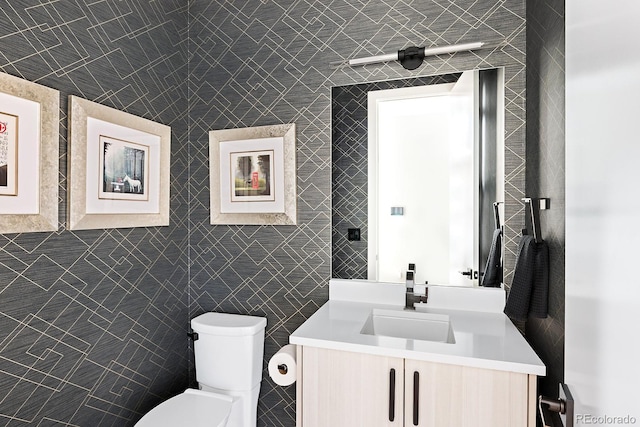 766 Dreamcatcher Ln, Evergreen, CO 80439 - bathroom featuring vanity and toilet