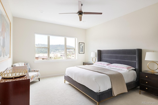 766 Dreamcatcher Ln, Evergreen, CO 80439 - bedroom with carpet floors and ceiling fan