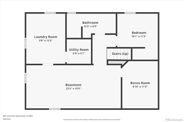 8641 Lowell Blvd, Westminster, CO 80031 - floor plan / room layout