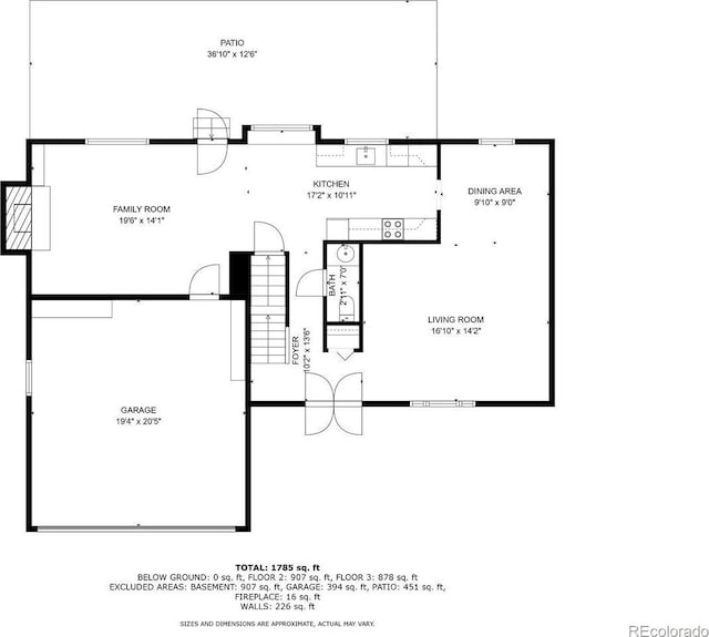 3317 S Elkhart St, Aurora, CO 80014 - view of room layout