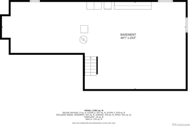 3317 S Elkhart St, Aurora, CO 80014 - view of property floor plan