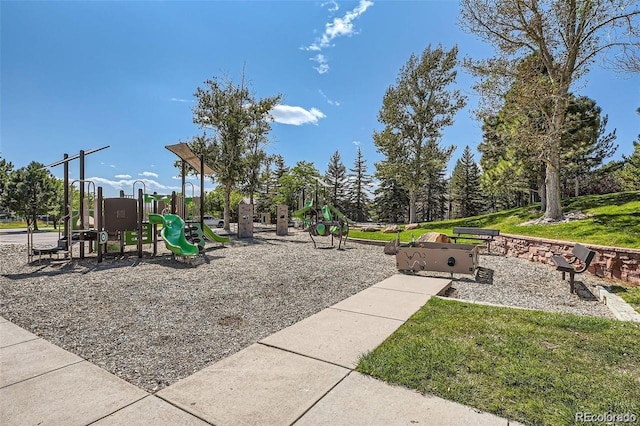 view of community playground