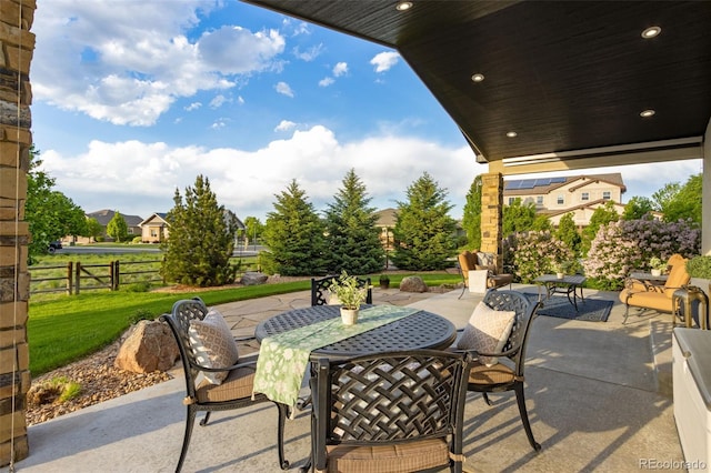 7992 Rising Sun Ct, Windsor, CO 80550 - view of patio featuring outdoor dining space