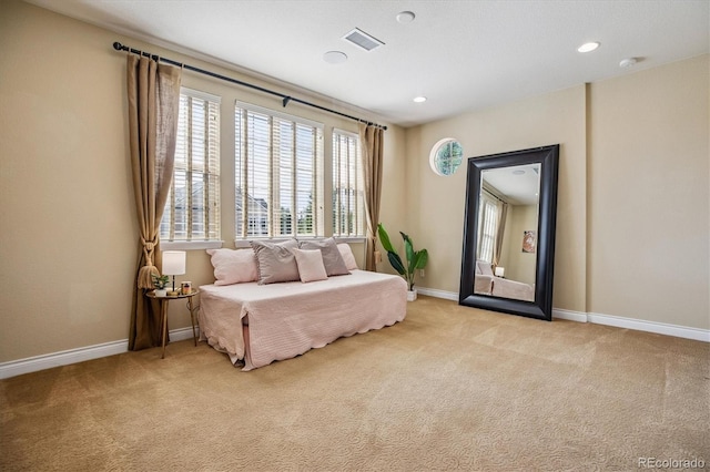 8526 E 35th Ave, Denver, CO 80238 - bedroom featuring carpet flooring and recessed lighting
