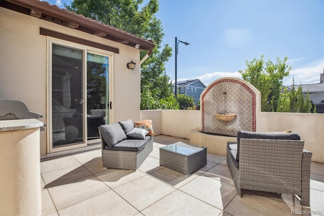 8526 E 35th Ave, Denver, CO 80238 - view of patio / terrace featuring an outdoor living space