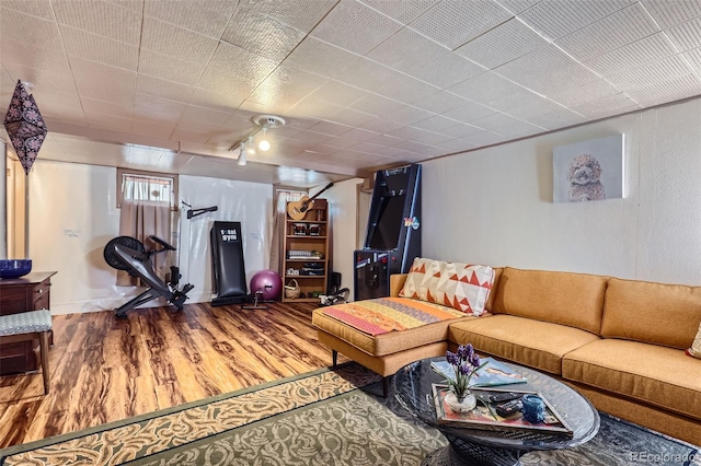 1559 Elm St, Denver, CO 80220 - living area featuring wood finished floors
