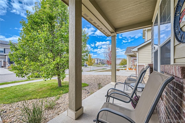 view of patio / terrace featuring a porch