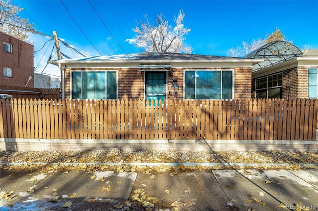 view of front of home