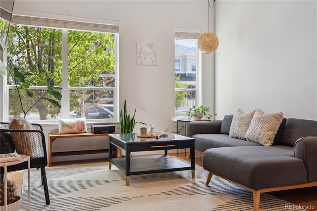 10165 E 59th Ave, Denver, CO 80238 - sitting room featuring a wealth of natural light and wood finished floors