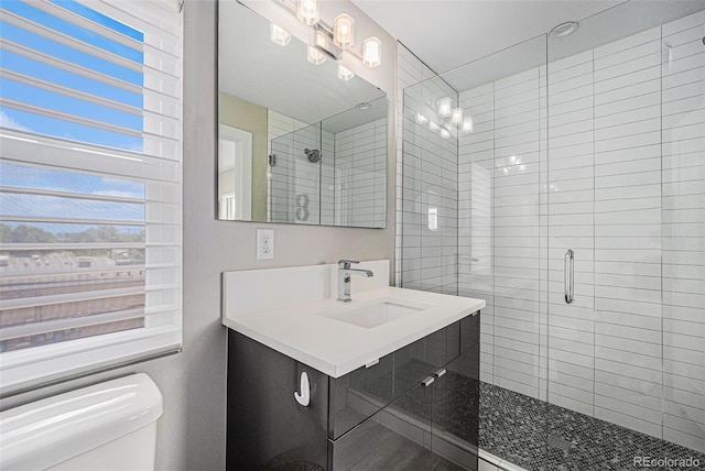 4102 Quivas St, Denver, CO 80211 - full bathroom featuring a stall shower and vanity
