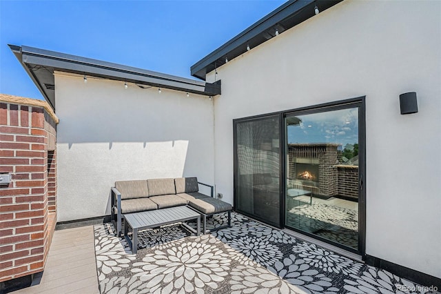 4102 Quivas St, Denver, CO 80211 - view of patio with an outdoor living space