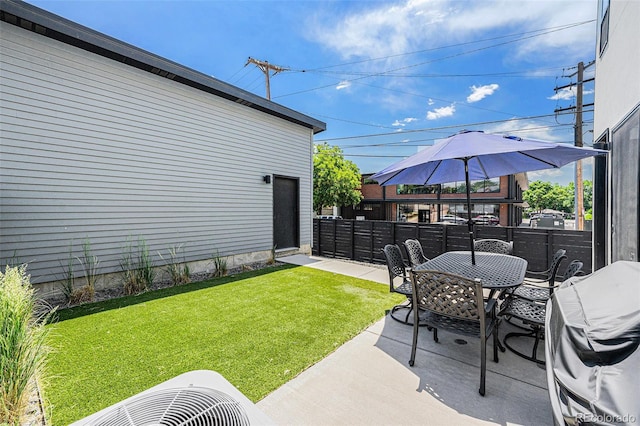 4102 Quivas St, Denver, CO 80211 - view of yard with a patio area and outdoor dining area