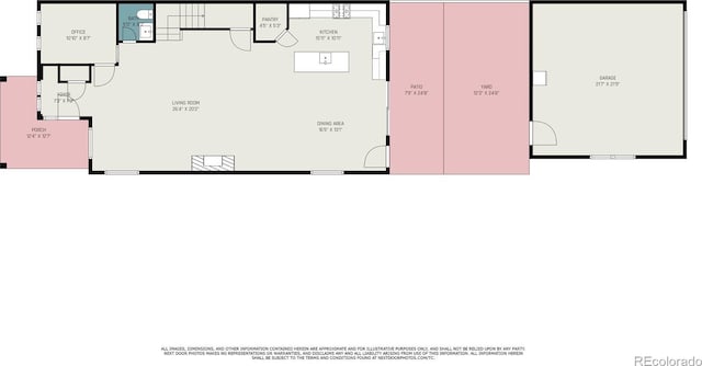 4102 Quivas St, Denver, CO 80211 - view of property floor plan
