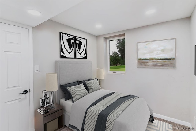 6330 E Vassar Ave, Denver, CO 80222 - bedroom with baseboards and recessed lighting