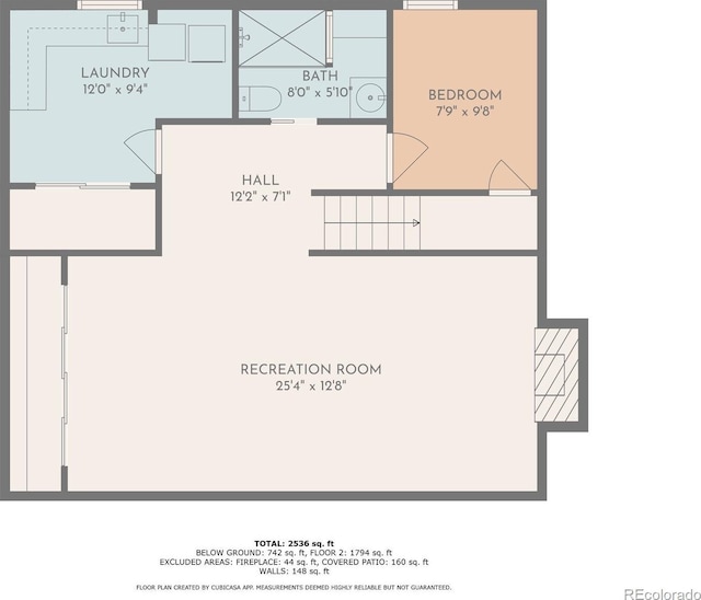 6330 E Vassar Ave, Denver, CO 80222 - view of room layout