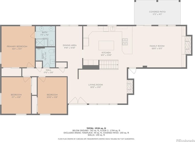 6330 E Vassar Ave, Denver, CO 80222 - view of home floor plan