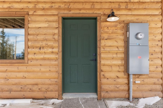 view of property entrance