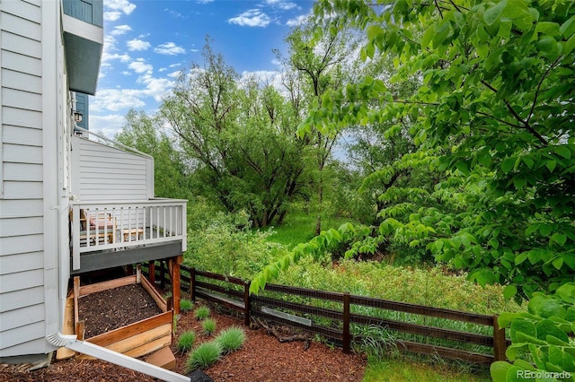 1106 Oak Cir, Lakewood, CO 80215 - view of yard with a deck