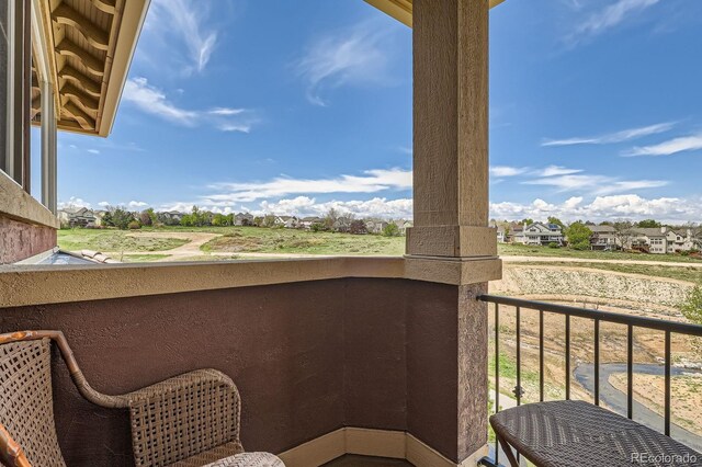 3181 Firenze Pl, Highlands Ranch, CO 80126 - balcony featuring a residential view