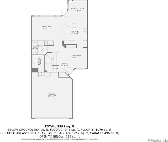 3181 Firenze Pl, Highlands Ranch, CO 80126 - floor plan / room layout