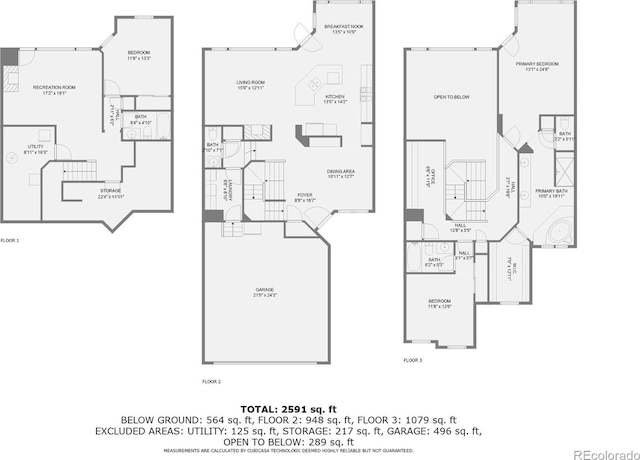 3181 Firenze Pl, Highlands Ranch, CO 80126 - room layout