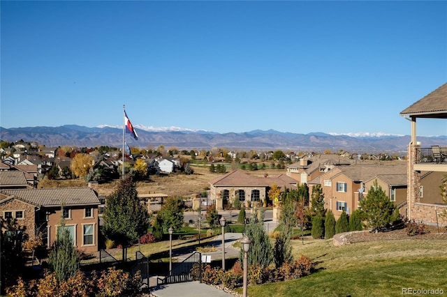 3181 Firenze Pl, Highlands Ranch, CO 80126 - view of mountain background featuring nearby suburban area