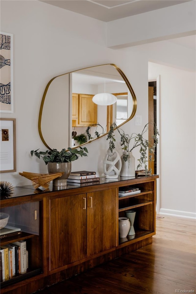 6530 W 26th Ave, Edgewater, CO 80214 - detailed view of wood finished floors and baseboards