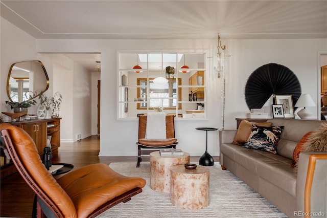 6530 W 26th Ave, Edgewater, CO 80214 - sitting room with wood finished floors and baseboards