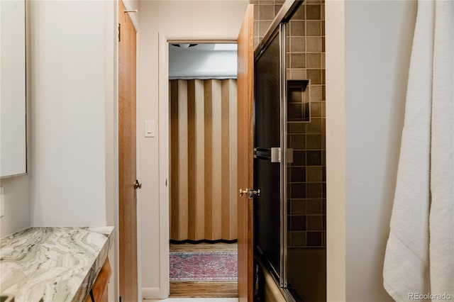 6530 W 26th Ave, Edgewater, CO 80214 - bathroom with combined bath / shower with glass door and vanity