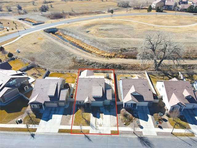 aerial view featuring a residential view