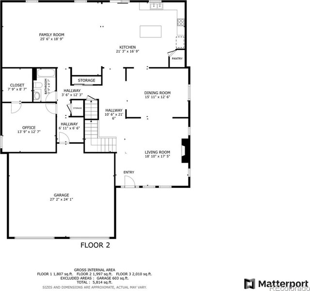 1997 Cayman Dr, Windsor, CO 80550 - property floor plan