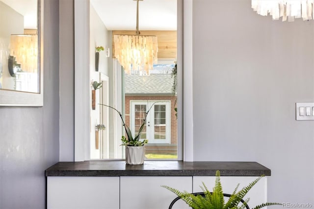 882 E Briarwood Cir, Centennial, CO 80122 - room details featuring a notable chandelier
