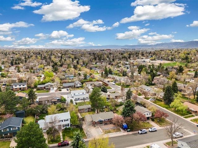 882 E Briarwood Cir, Centennial, CO 80122 - bird's eye view featuring a residential view and a mountain view