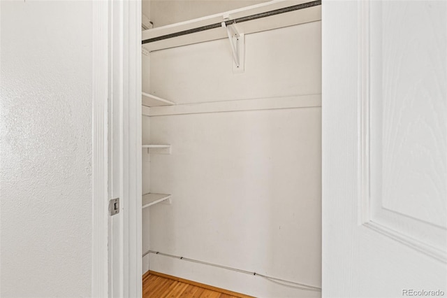 view of closet