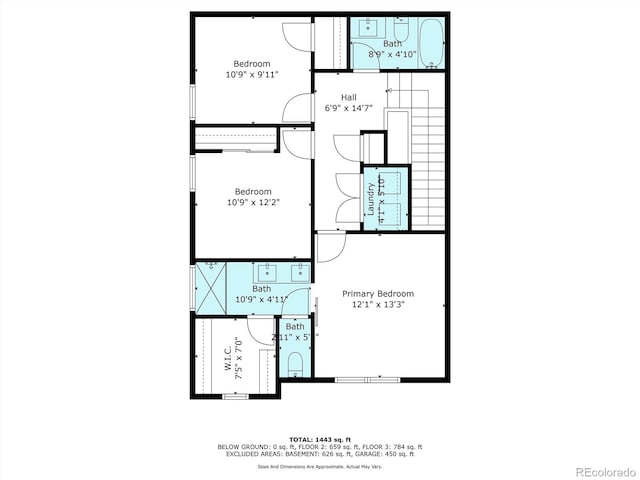 9804 Rosalee Peak St, Littleton, CO 80125 - room layout
