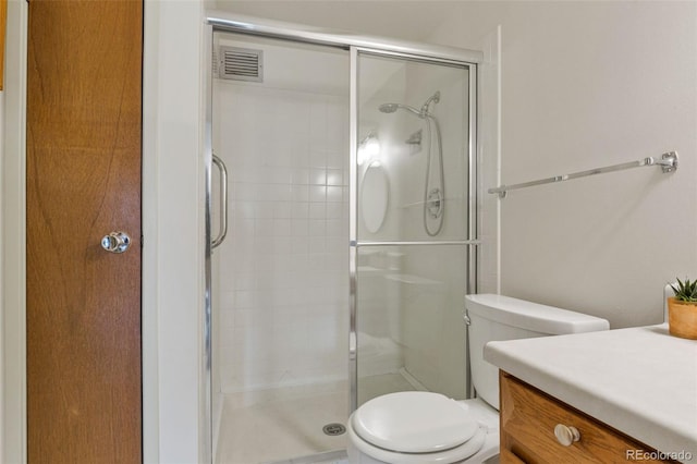 13606 E Bates Ave Unit 304, Aurora, CO 80014 - full bath with a shower stall, vanity, and toilet