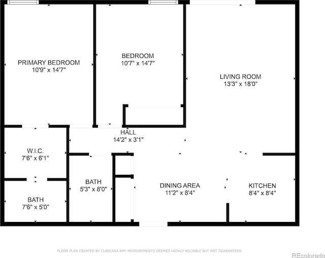 2281 Vaughn Unit 104A, Aurora, CO 80014 - view of room layout