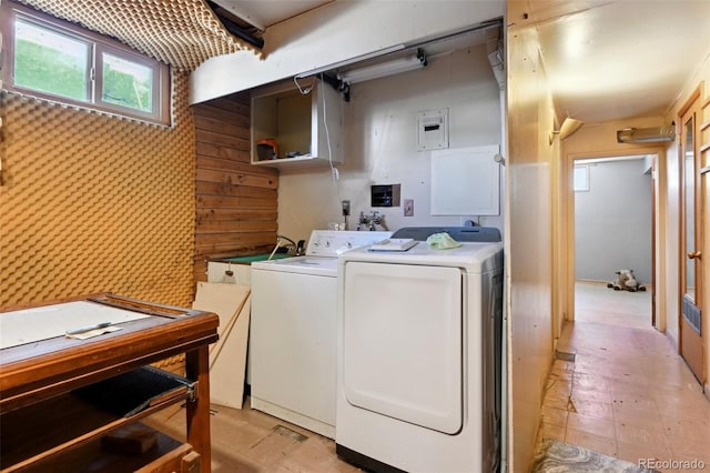 6050 Marshall Ct, Arvada, CO 80003 - laundry room with a sink and washer and dryer