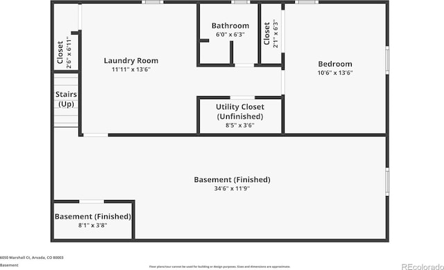 6050 Marshall Ct, Arvada, CO 80003 - home floor plan