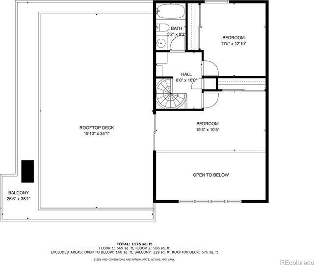 384 S Ironton St Unit 413, Aurora, CO 80012 - floor plan / room layout