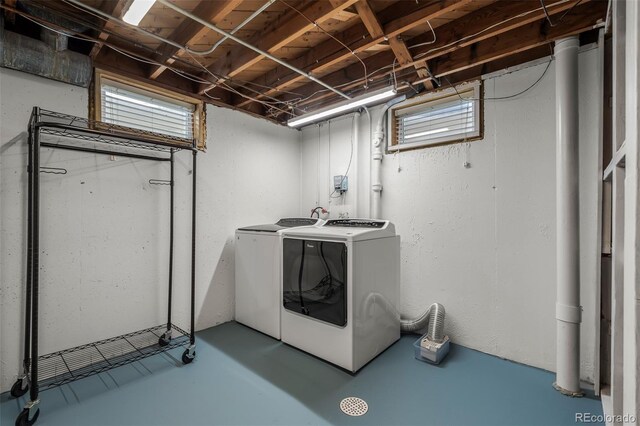 2907 Pennsylvania Ave, Colorado Springs, CO 80907 - laundry area with washing machine and dryer
