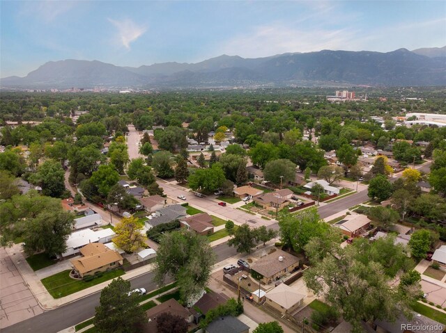2907 Pennsylvania Ave, Colorado Springs, CO 80907 - aerial view of residential area with a mountainous background