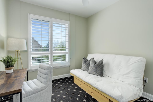 2500 E Cherry Creek S Drive 306, Denver, CO 80209 - living area with carpet floors, healthy amount of natural light, and baseboards