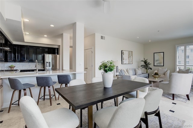 2500 E Cherry Creek S Drive 306, Denver, CO 80209 - dining area with recessed lighting