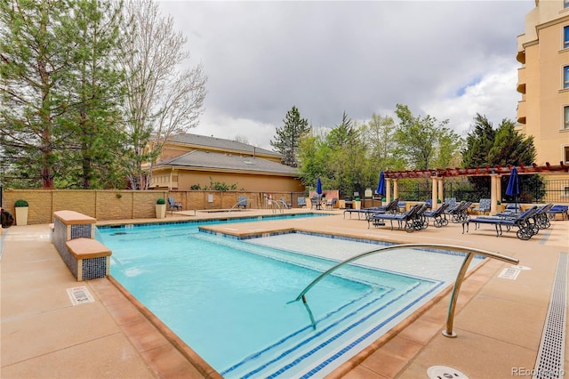 2500 E Cherry Creek S Drive 306, Denver, CO 80209 - community pool featuring a patio and a pergola